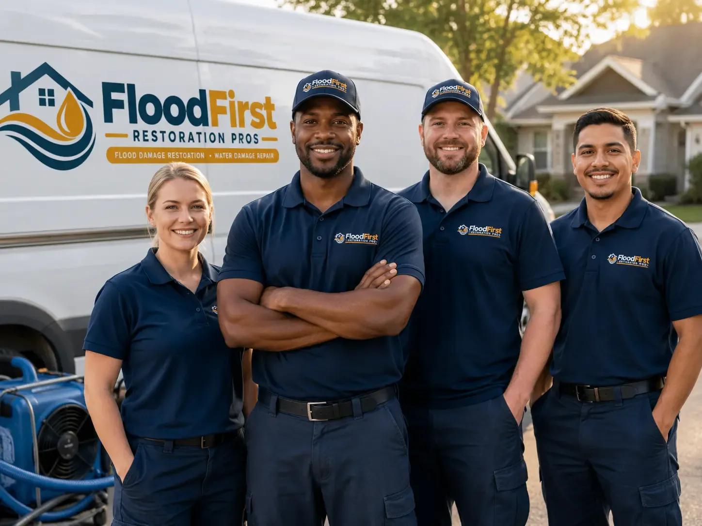 Flood Damage Restoration company in Three Bridges, NJ